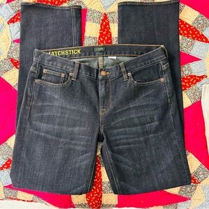 NWT J. Crew Factory Matchstick Jeans Low Rise Size 31 waist 32” inseam